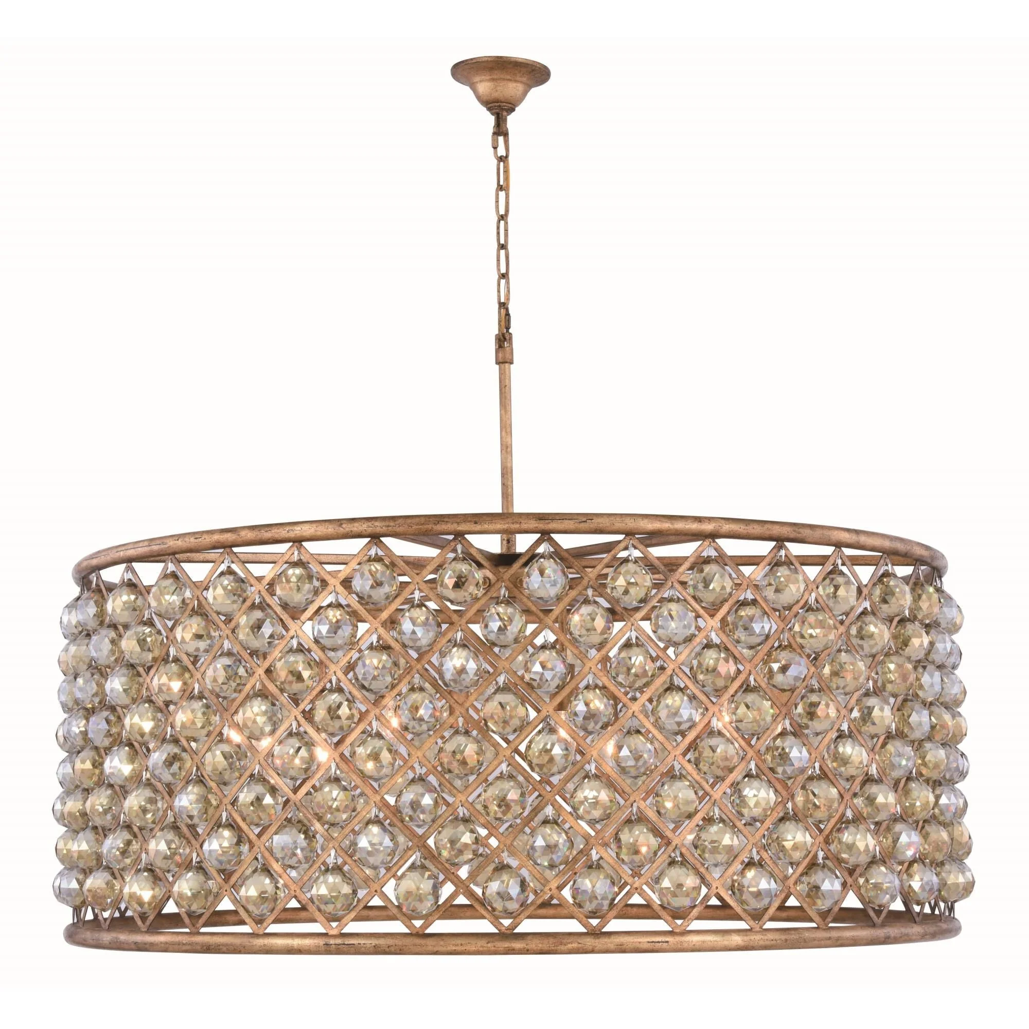Elegant Lighting Urban Classic Madison 43 Inch 10 Light Chandelier Cp385474 - Image 1