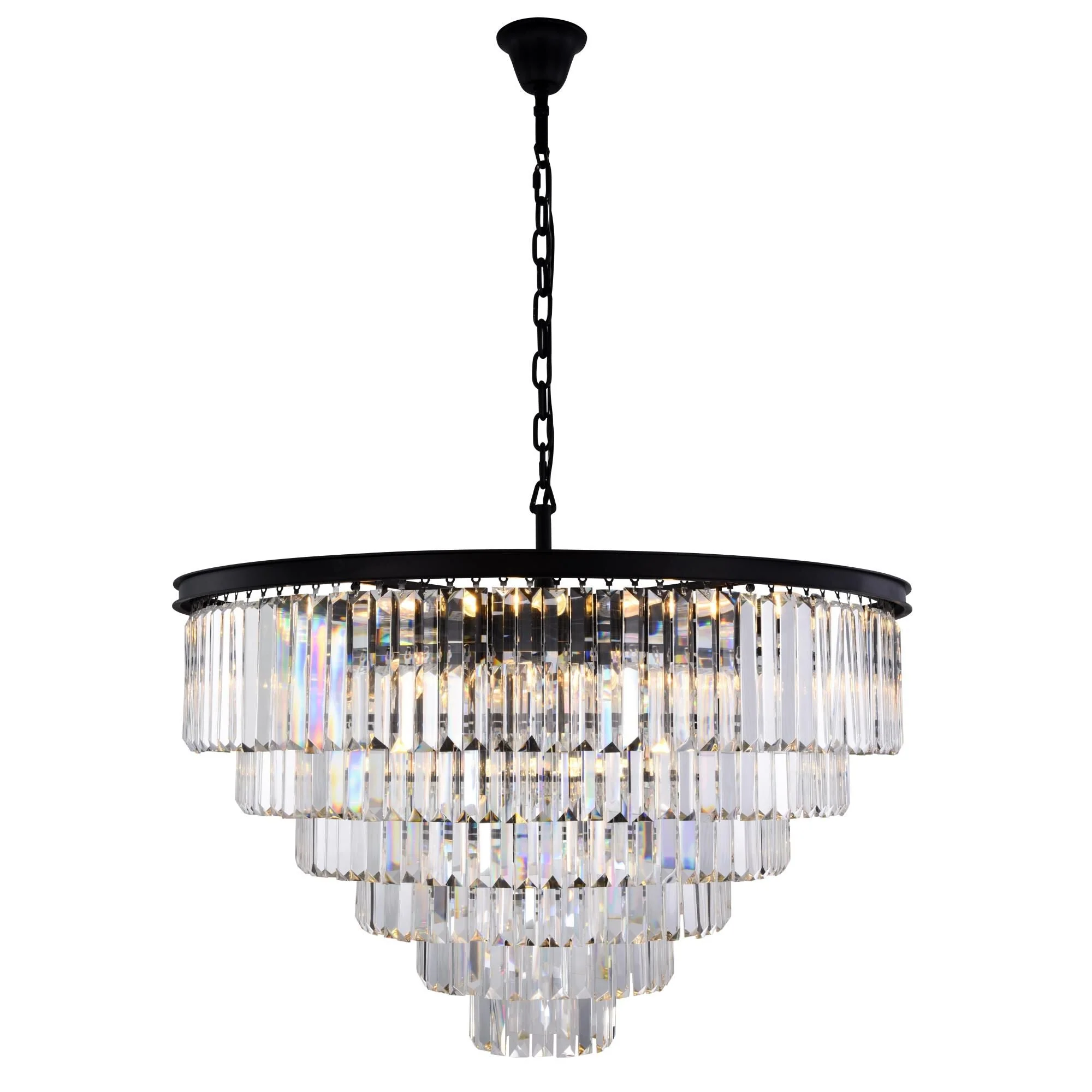 Elegant Lighting Urban Classic Sydney 44 Inch 33 Light Chandelier Cp385493 - Image 1