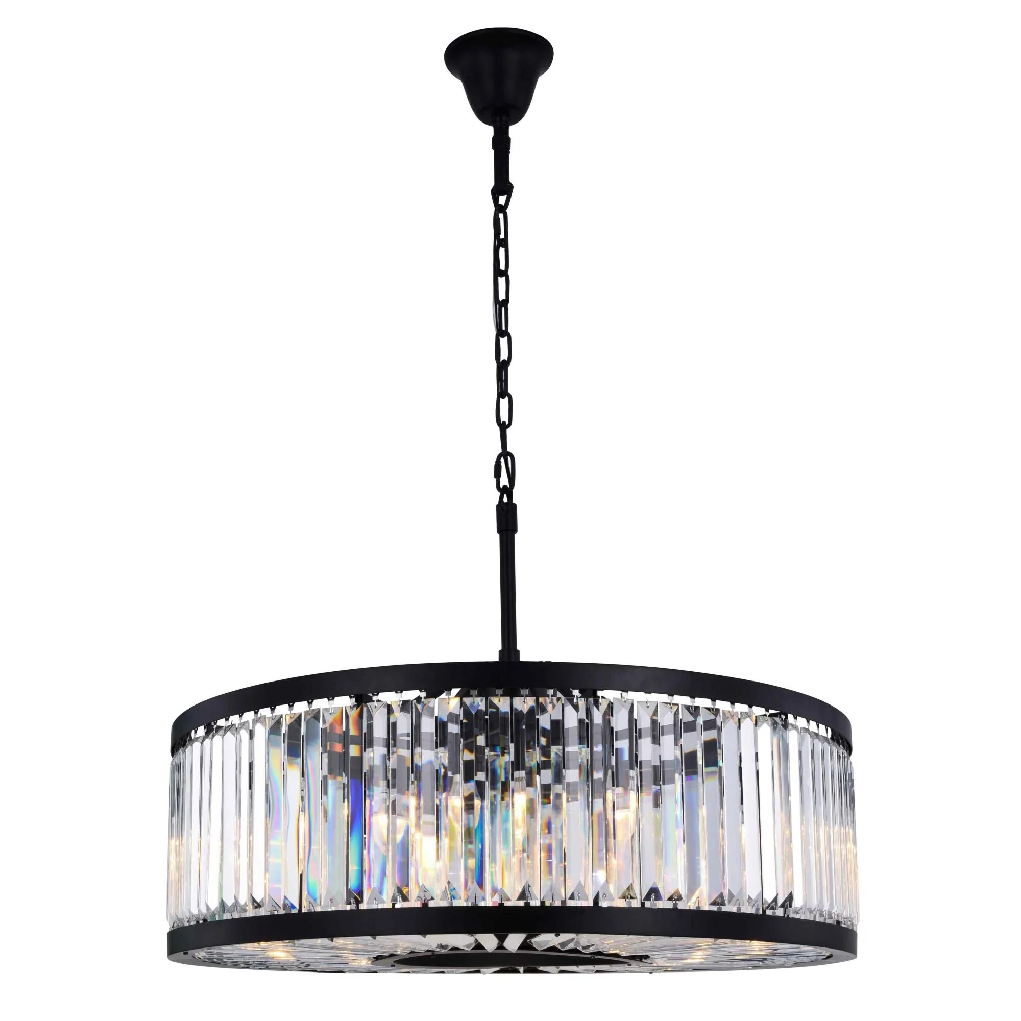 Elegant Lighting Urban Classic Chelsea 35 Inch 10 Light Chandelier Cp385459 - Image 1