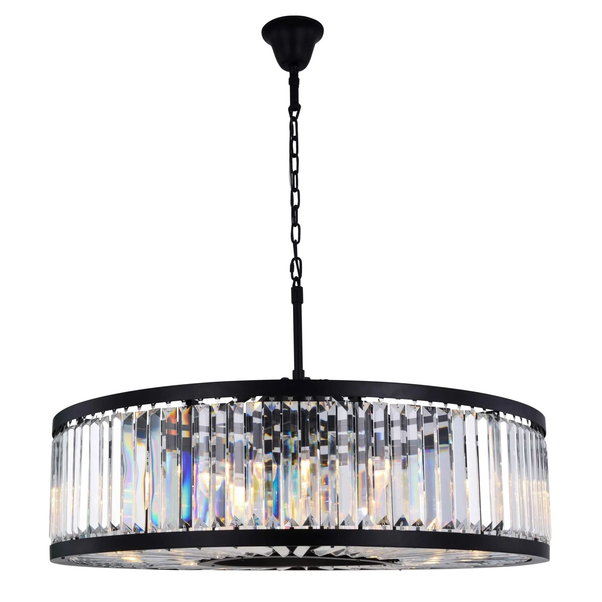 Elegant Lighting Urban Classic Chelsea 43 Inch 10 Light Chandelier Cp385460 - Image 1