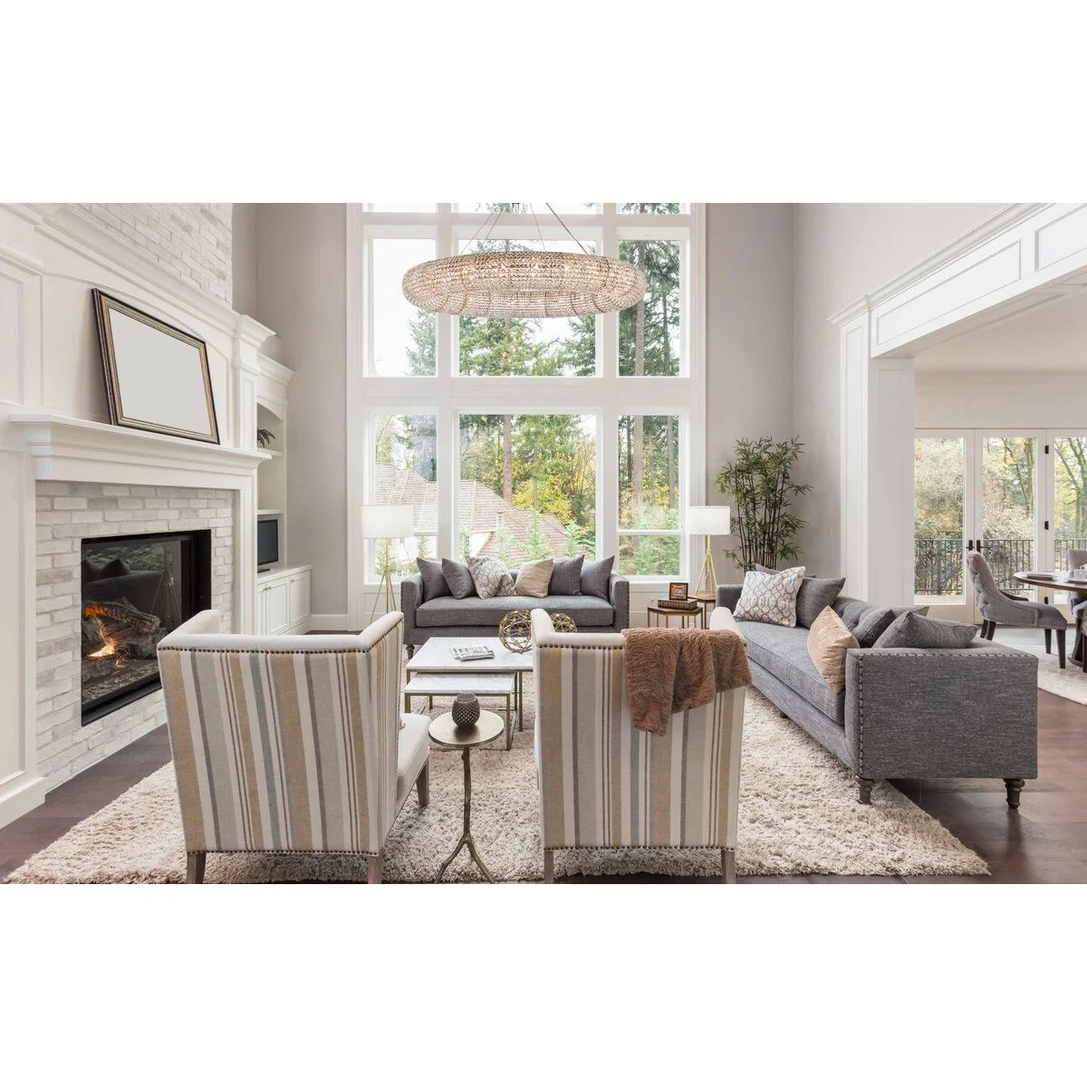 Elegant Lighting Paris 59 Inch 24 Light Chandelier Cp541289 - Image 2