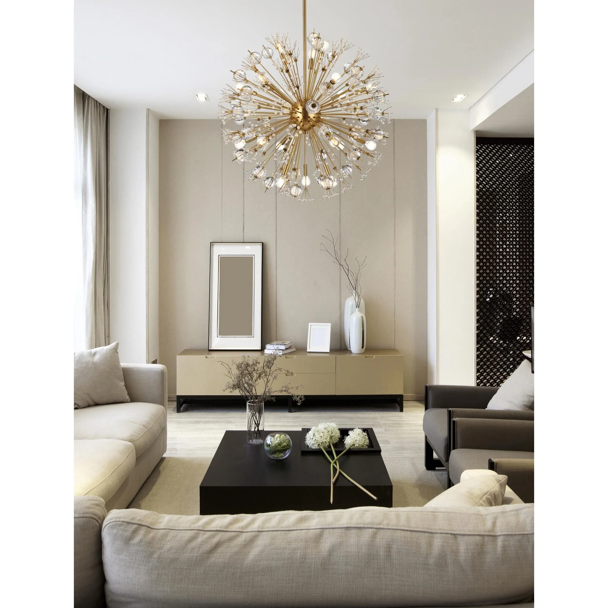Elegant Lighting Vera 32 Inch Large Pendant Cp728908 - Image 3