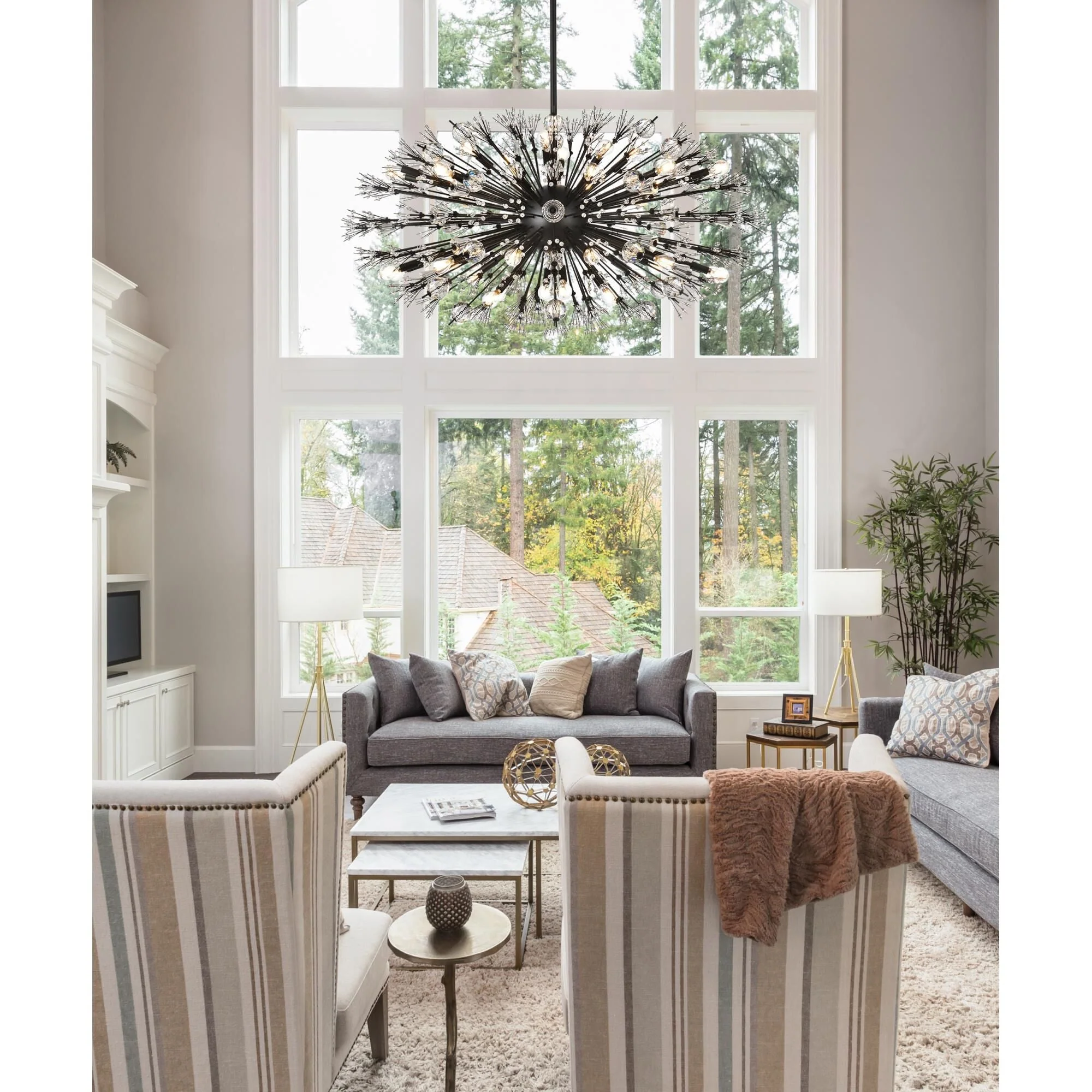 Elegant Lighting Vera 48 Inch Large Pendant Cp728906 - Image 2