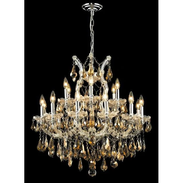 Elegant Lighting Maria Theresa 30 Inch 19 Light Chandelier Cp42756 - Image 1