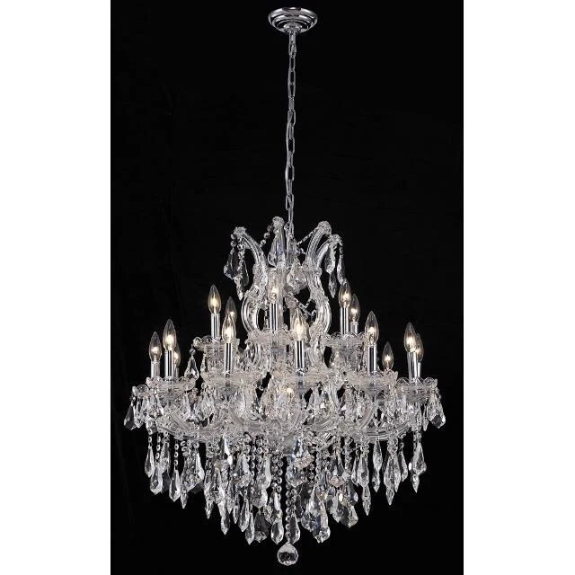 Elegant Lighting Maria Theresa 30 Inch 19 Light Chandelier Cp42756 - Image 2