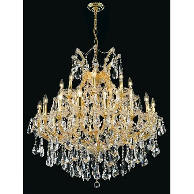 Elegant Lighting Maria Theresa 36 Inch 24 Light Chandelier Cp42759 - Image 3