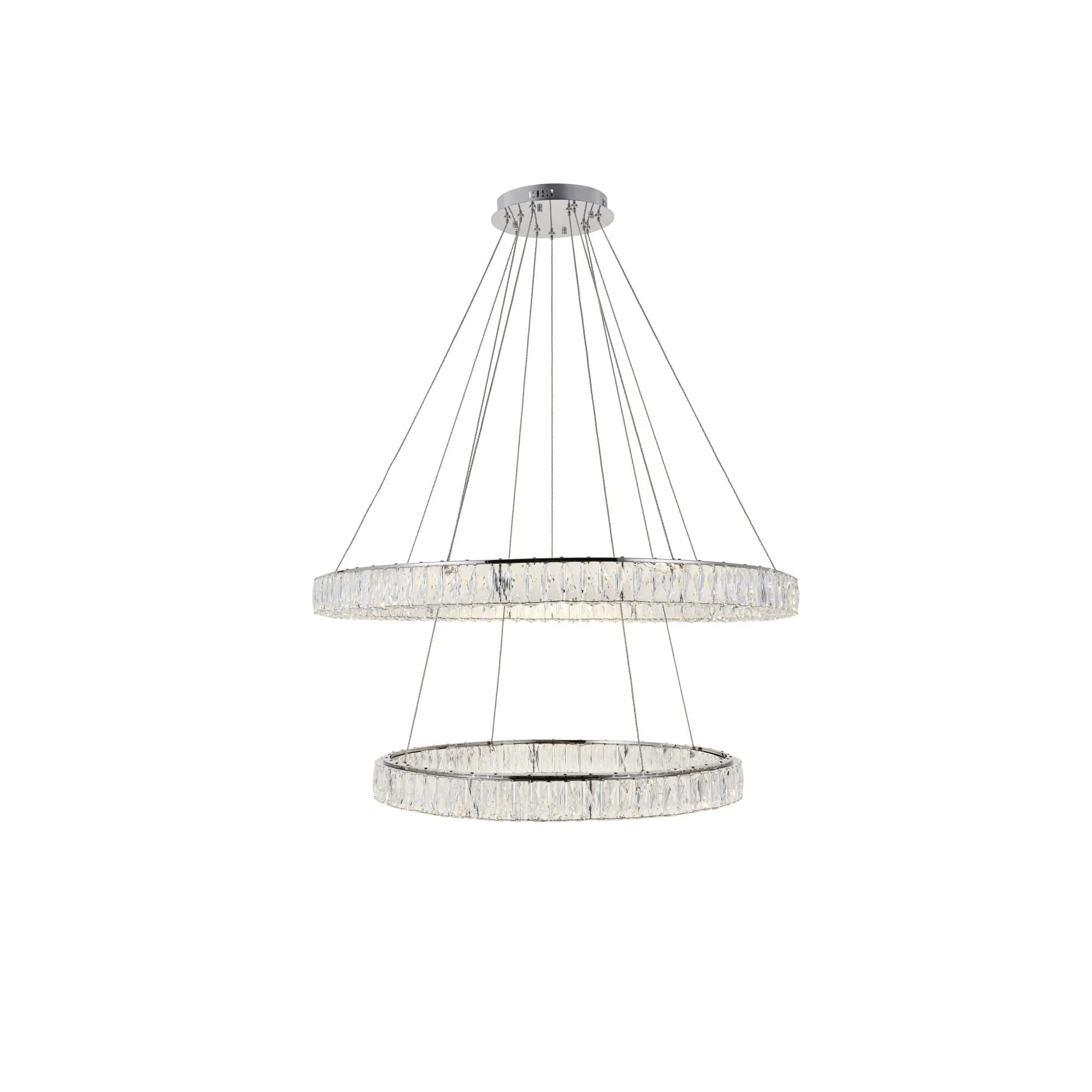 Elegant Lighting Monroe 42 Inch 1 Light Led Chandelier Cp414851 - Image 1