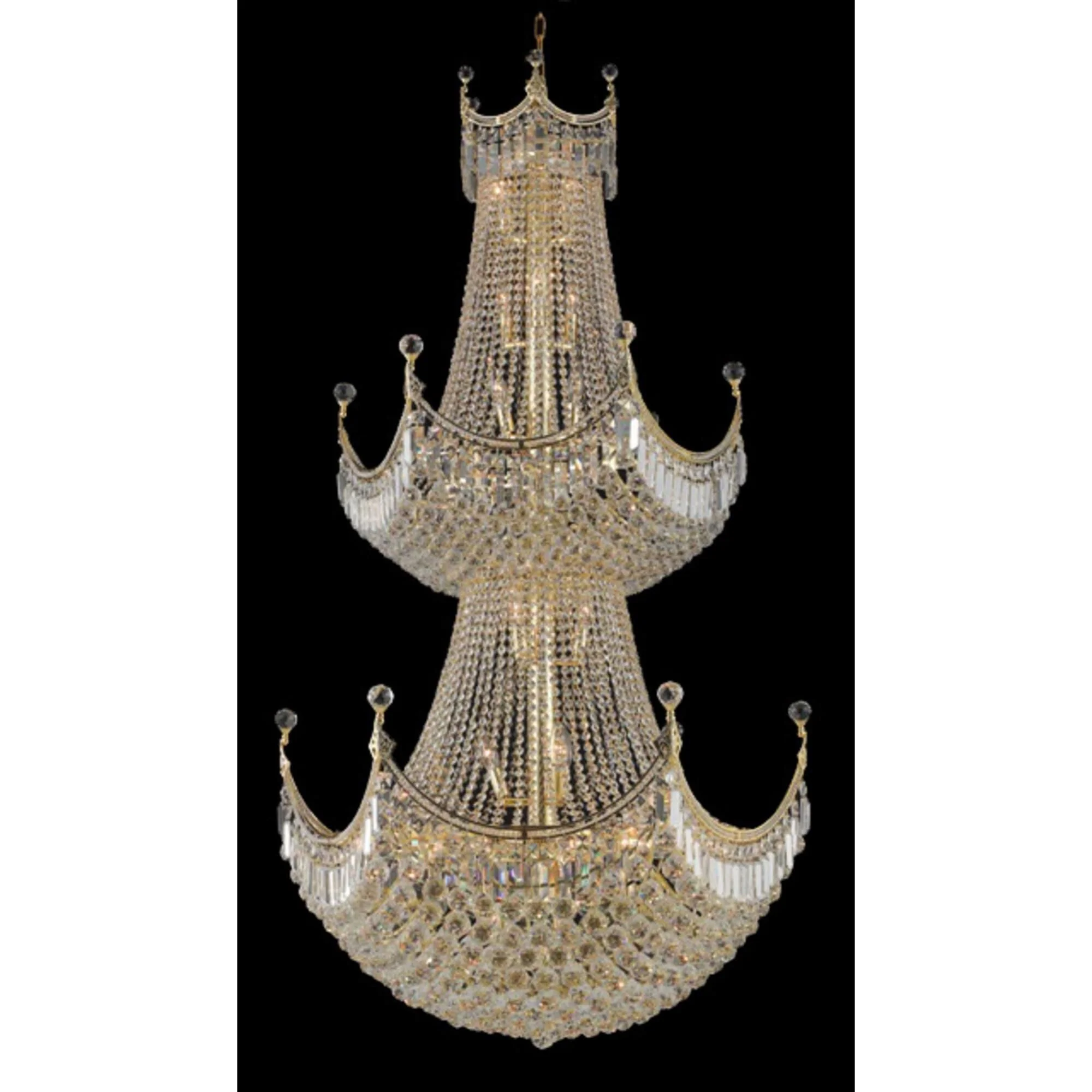 Elegant Lighting Corona 36 Inch Large Pendant Cp111452 - Image 2