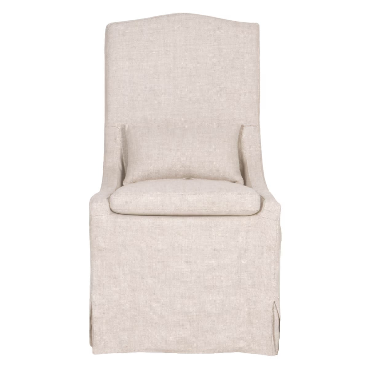 Essentials For Living Colette Slipcover Dining Chair ~ Performance Bisque French Linen (SET of 2) - Image 1