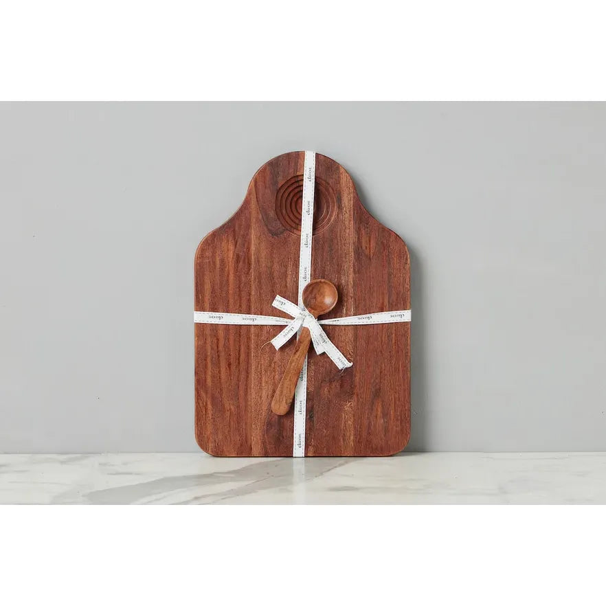 etúHOME Dutch Dipping Board with Scoop, Large, Natural ~ IN-STORE PURCHASE ONLY