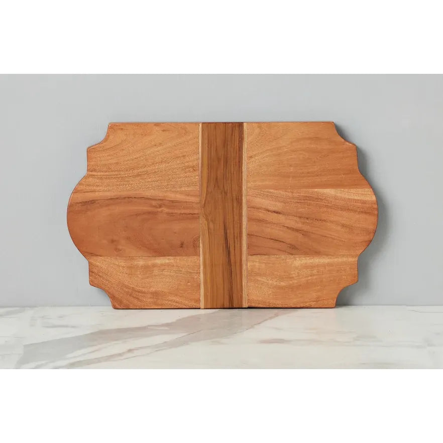 etúHOME Trefoil Wood Cheese Board Charger, Natural, Set of 2 ~ IN-STORE PURCHASE ONLY