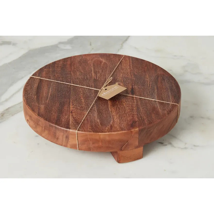 etúHOME Classic Medium Round Reclaimed Acacia Trivet Riser ~ IN-STORE PURCHASE ONLY - Image 3
