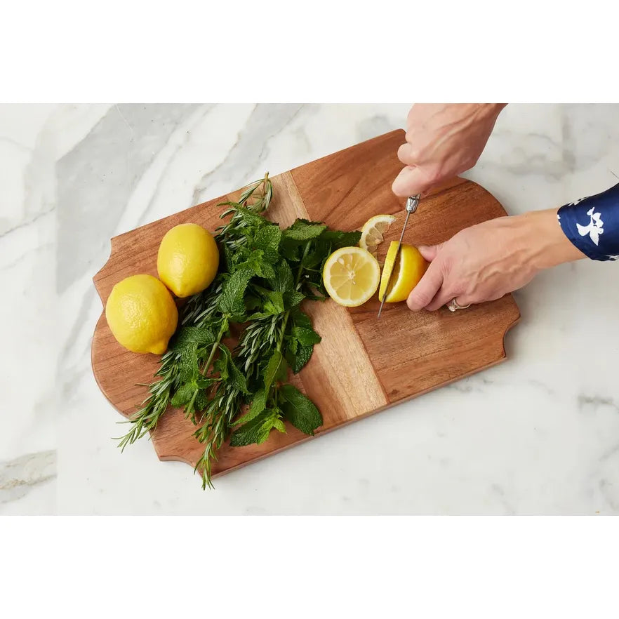 etúHOME Trefoil Wood Cheese Board Charger, Natural, Set of 2 ~ IN-STORE PURCHASE ONLY - Image 3