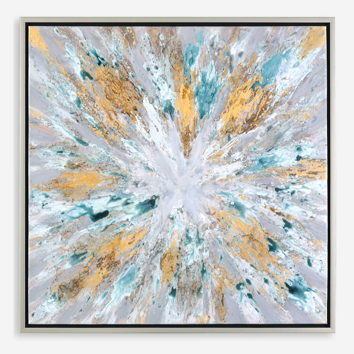 Uttermost Exploding Star Hand Painted Canvas