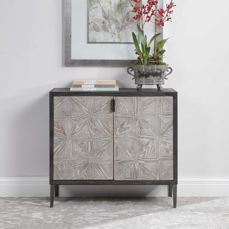 Uttermost Laurentia Modern Lodge 2 Door Cabinet - Image 2