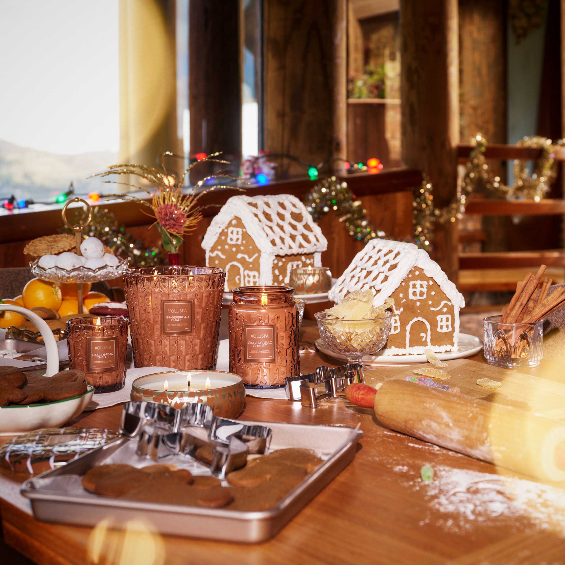 Voluspa Gingerbread Chalet Classic Candle ~ 6.5 oz. ~ SPRING SALE ~ Limited Quantity - Image 2