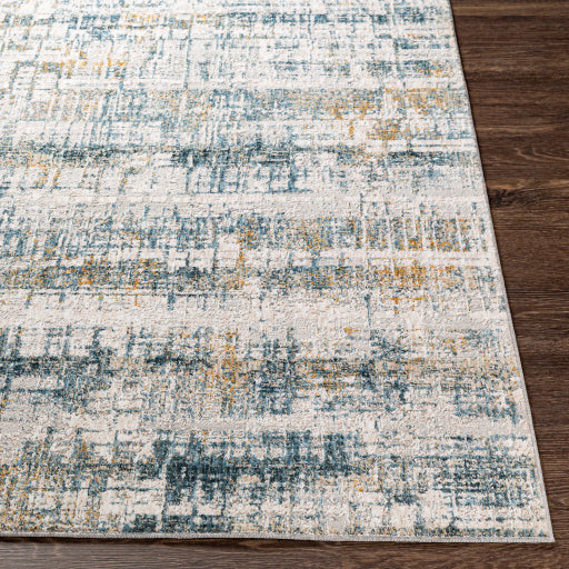 Surya Rugs Carmel Collection Light Gray, Off White, Gray, Mustard, Brown & Dark Blue Area Rug CRL-2309 - Image 2
