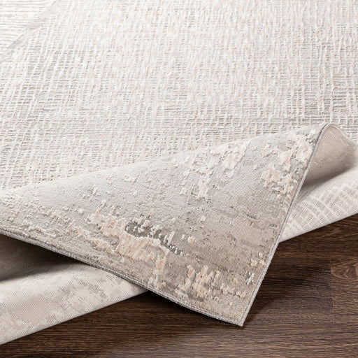 Surya Rugs Carmel Collection Light Gray, Off White, Gray & Taupe Area Rug CRL-2301 - Image 2