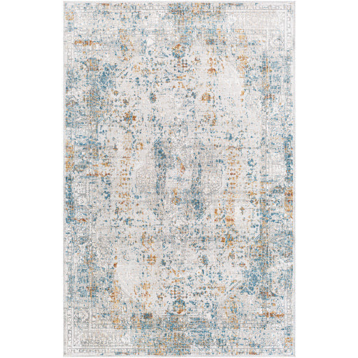 Surya Rugs Carmel Collection Taupe, Blue, Mustard, Off White & Light Gray Area Rug CRL-2317 - Image 2
