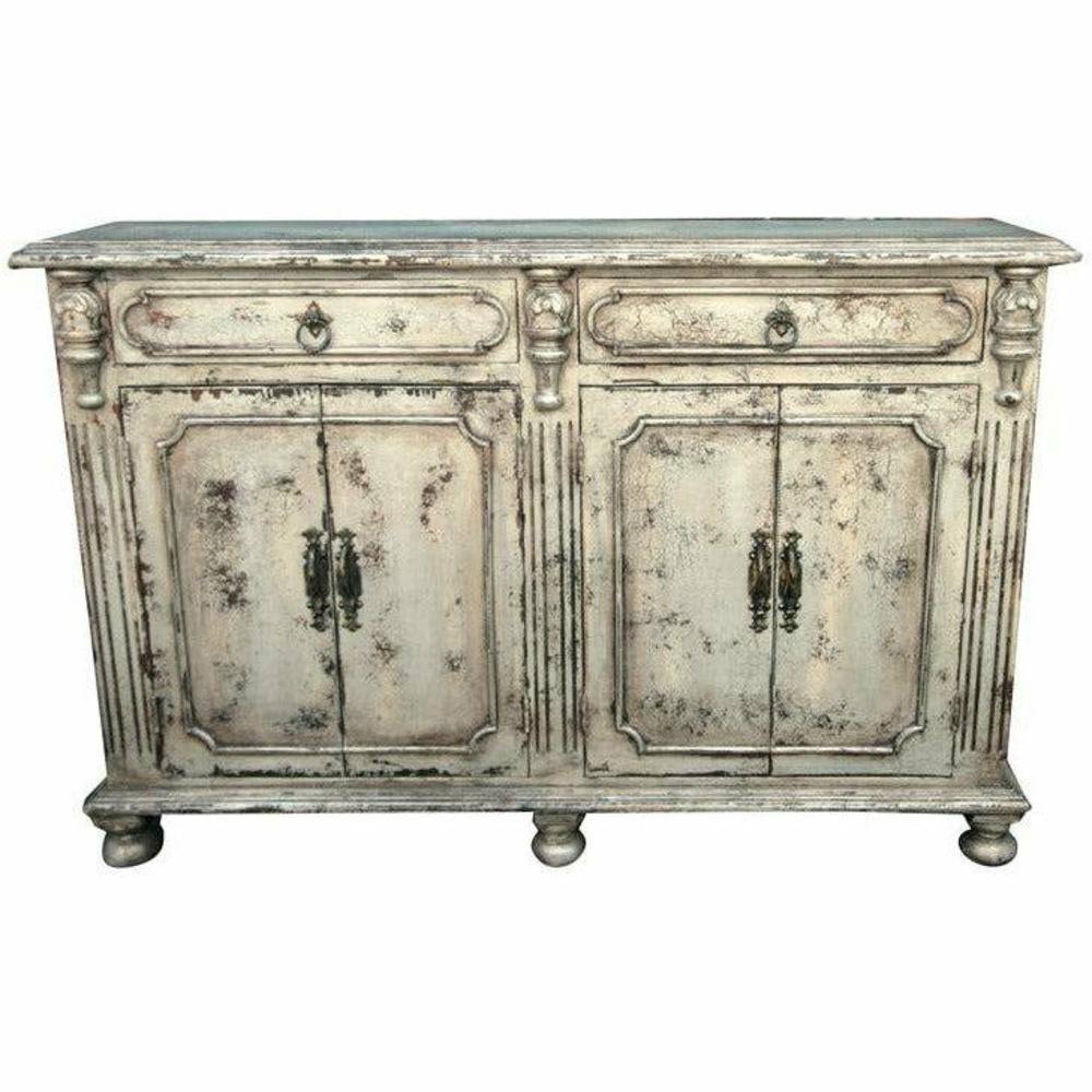 Casa Bonita Peruvian Hand-Painted Carved Wood Tammy Small Buffet - Image 1