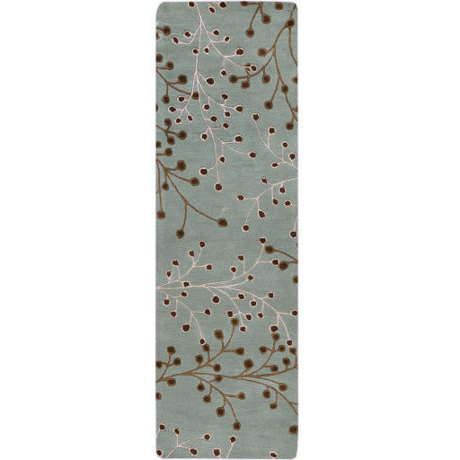 Surya Rugs Athena Collection Gray, Dusty Sage & Dark Brown Area Rug ATH-5058 - Image 2