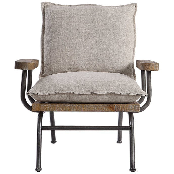 Uttermost Declan Industrial Farmhouse Accent Chair - Image 2