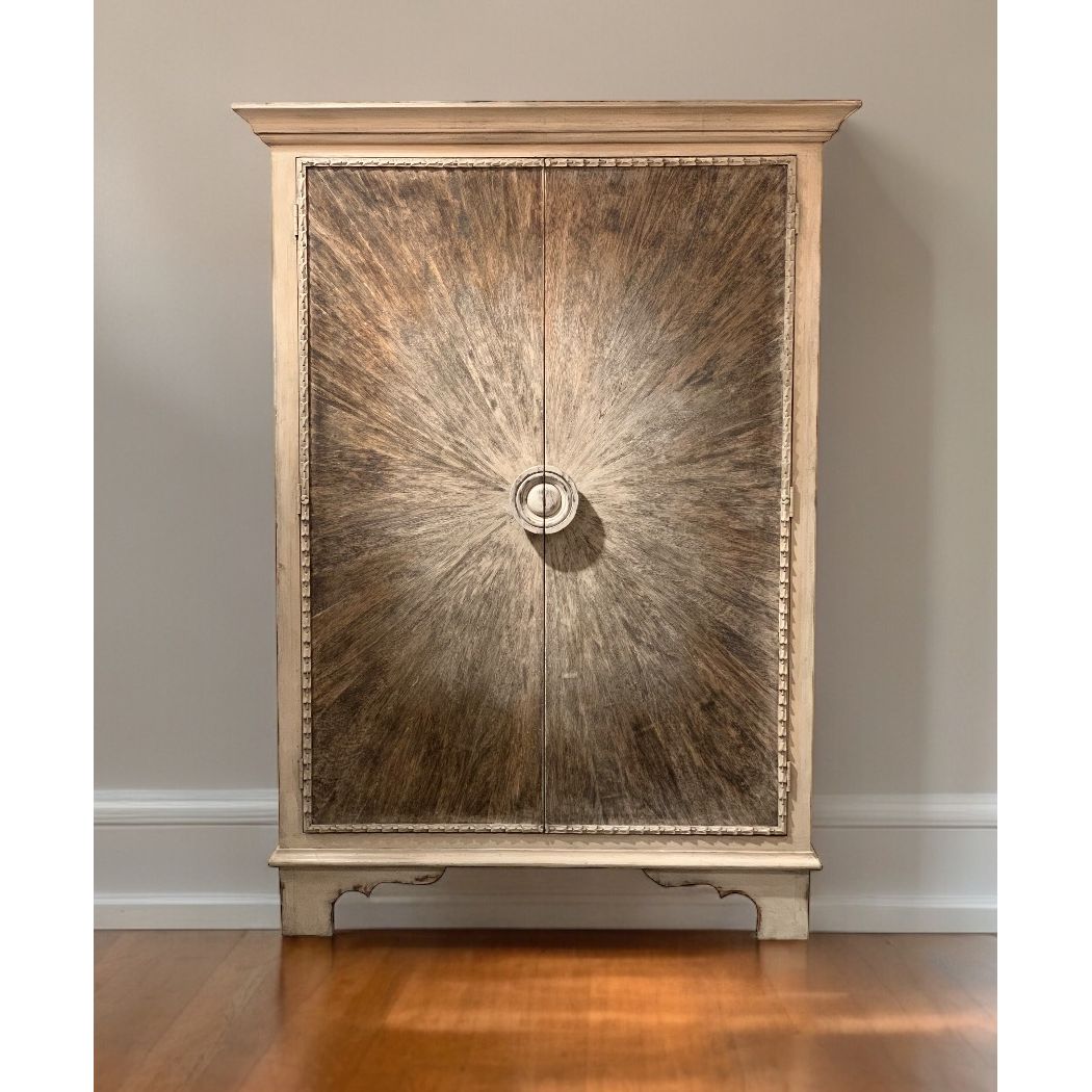 Casa Bonita Peruvian Hand-Painted Carved Wood Fairmont Armoire