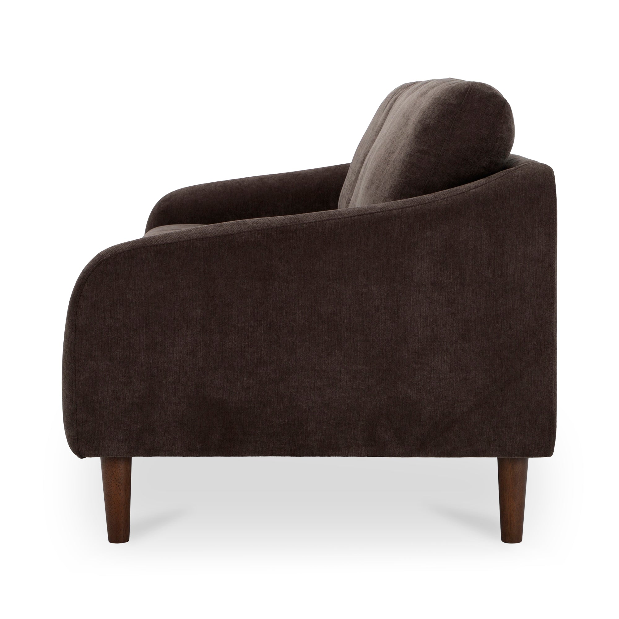 Moe's Home Collection Quinn Dark Brown Sofa - Image 3