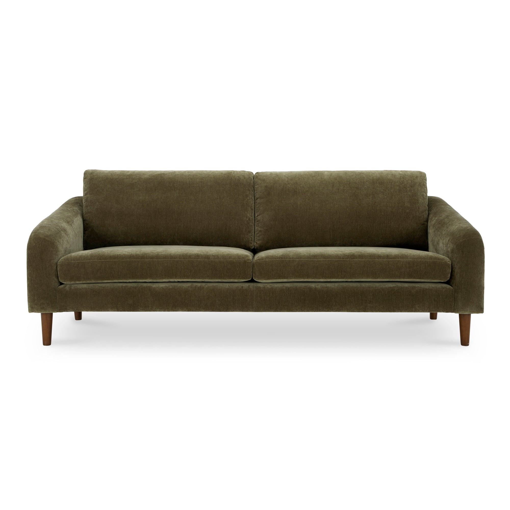 Moe's Home Collection Quinn  Cedar Green Sofa - Image 1