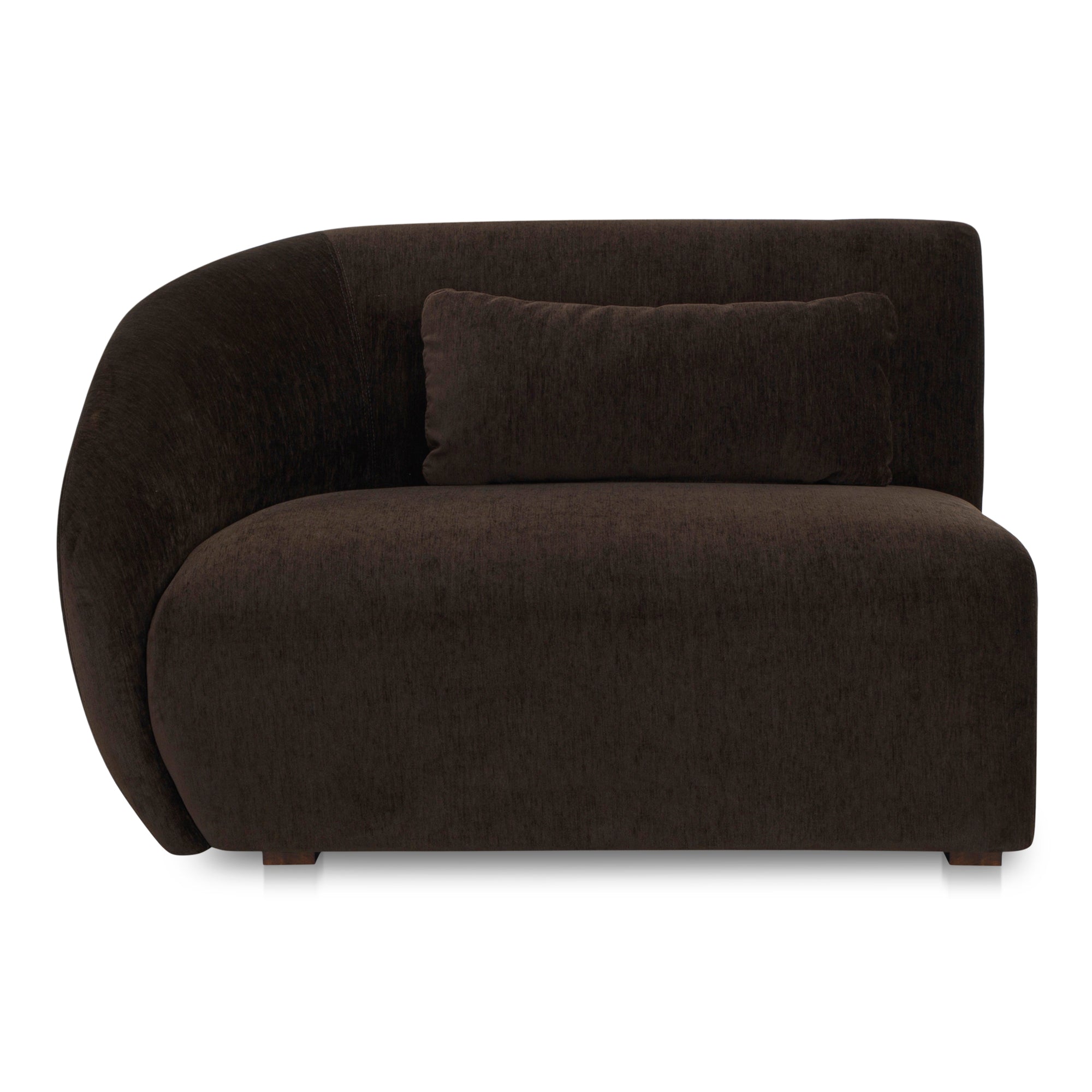 Moe’s Home Collection Amelia Espresso Left Arm Facing Chair