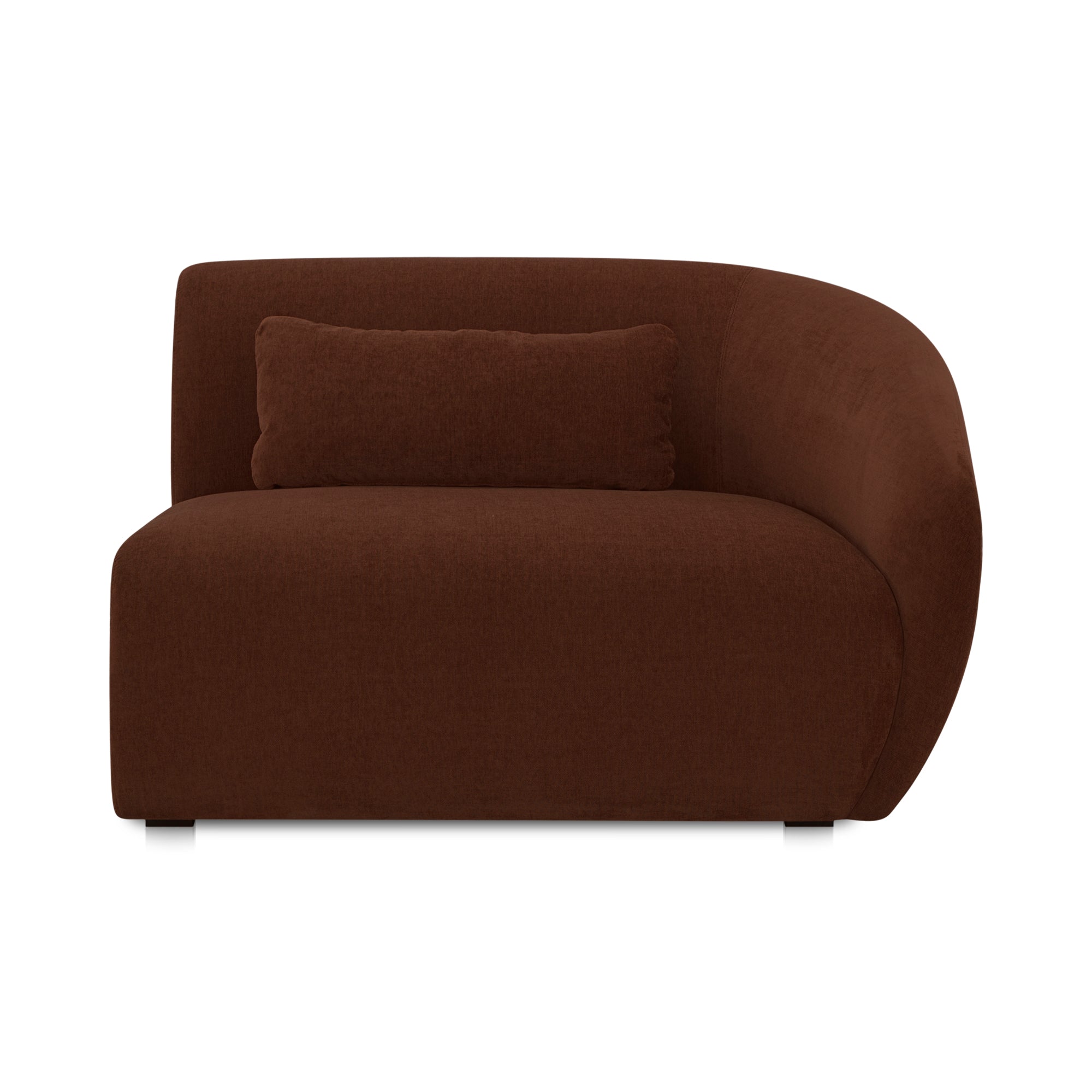 Moe’s Home Collection Amelia Chestnut Right Arm Facing Chair