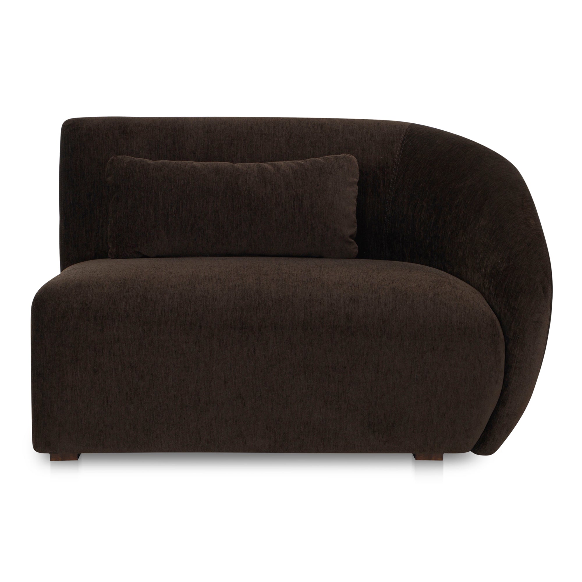 Moe’s Home Collection Amelia Espresso Right Arm Facing Chair