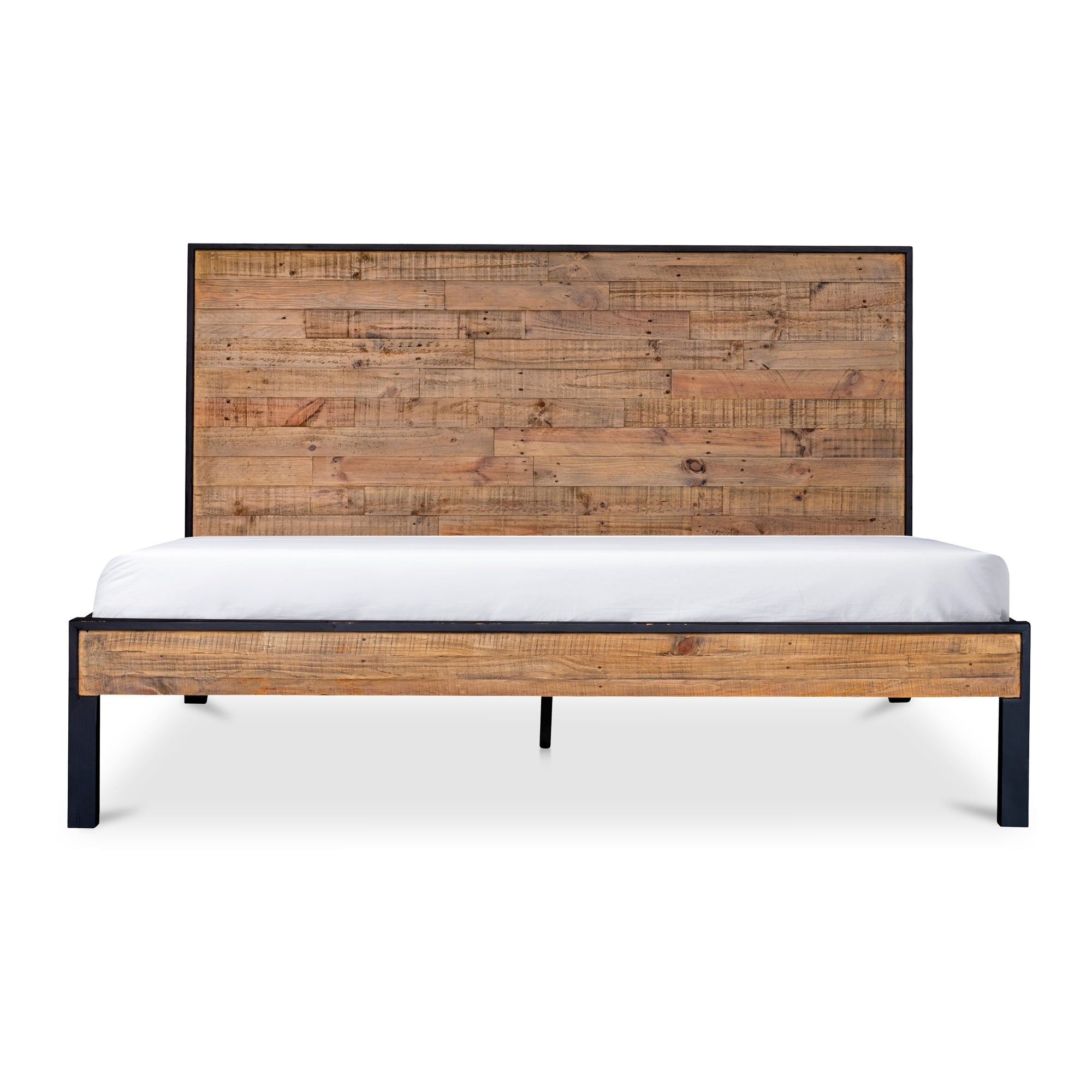 Moe's Home Collection Nova Reclaimed Wood King Size Bed - Image 2