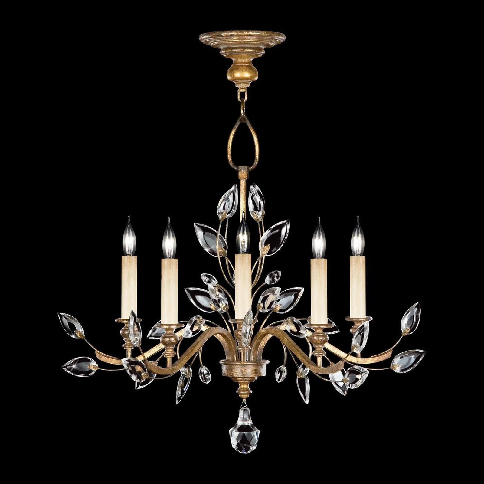 Fine Art Crystal Laurel 32" Round Chandelier - Image 1
