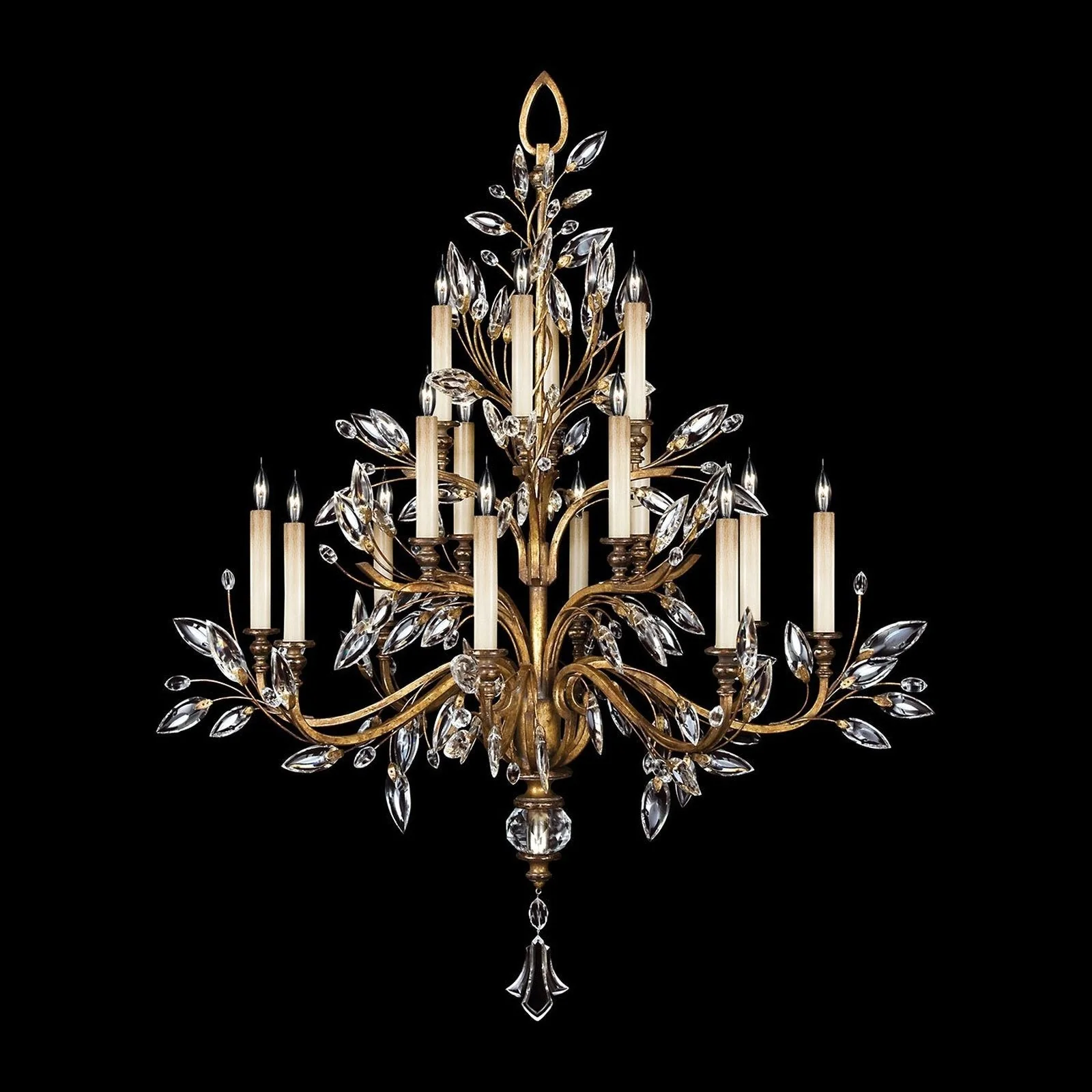 Fine Art Crystal Laurel 45″ Round Chandelier