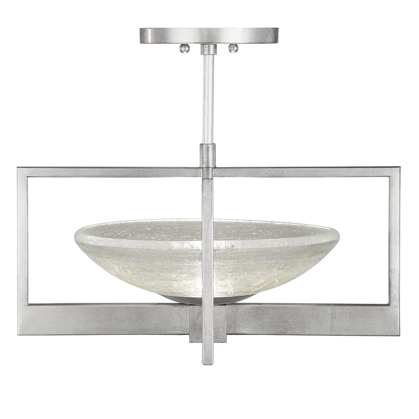 Fine Art Delphi 18" Square Semi Flush Mount STK - Image 1