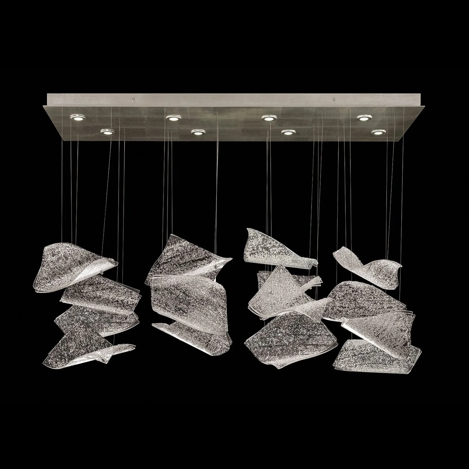 Fine Art Elevate 54" Pages Rectangular Pendant - Image 1