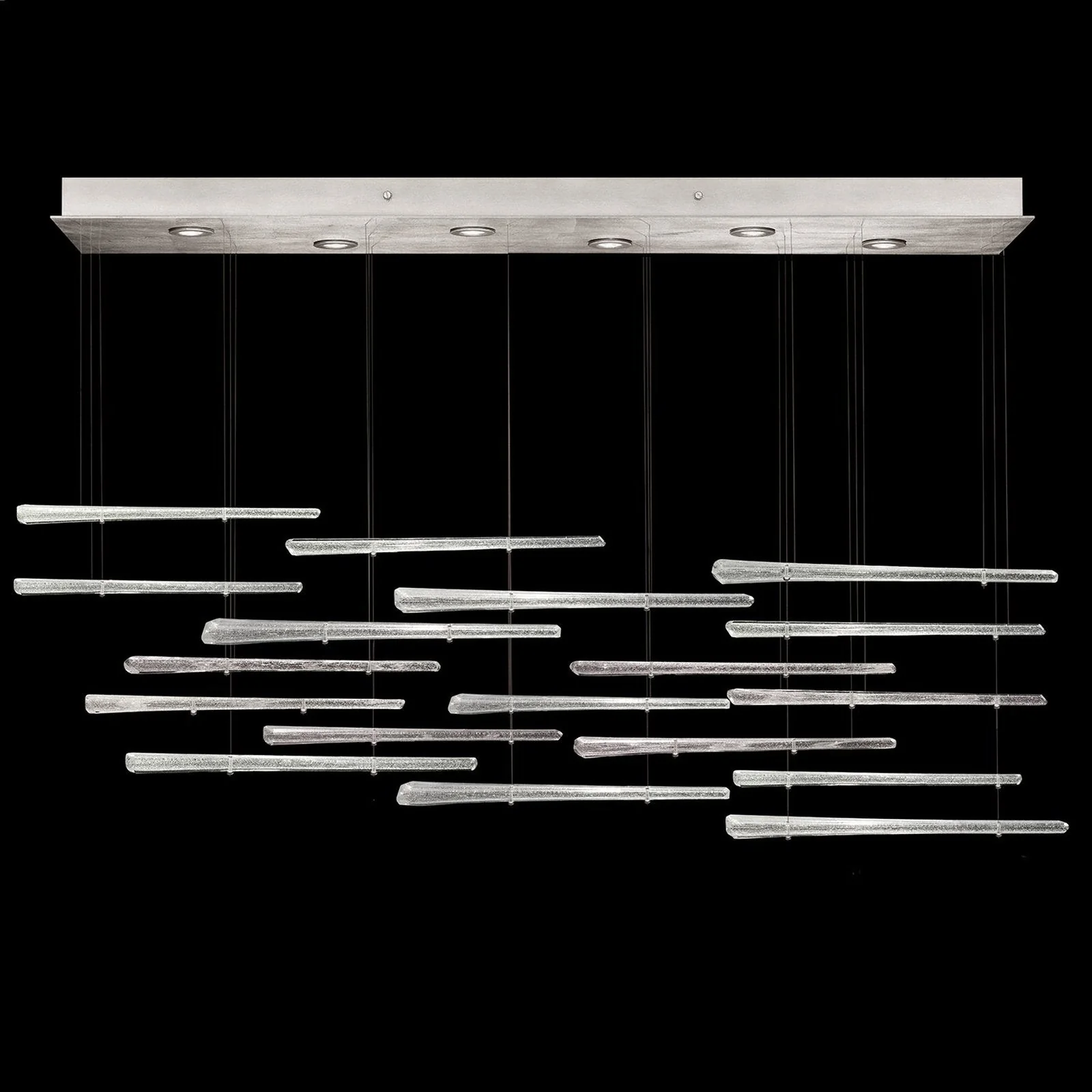 Fine Art Elevate 59" Spires Rectangular Pendant - Image 1