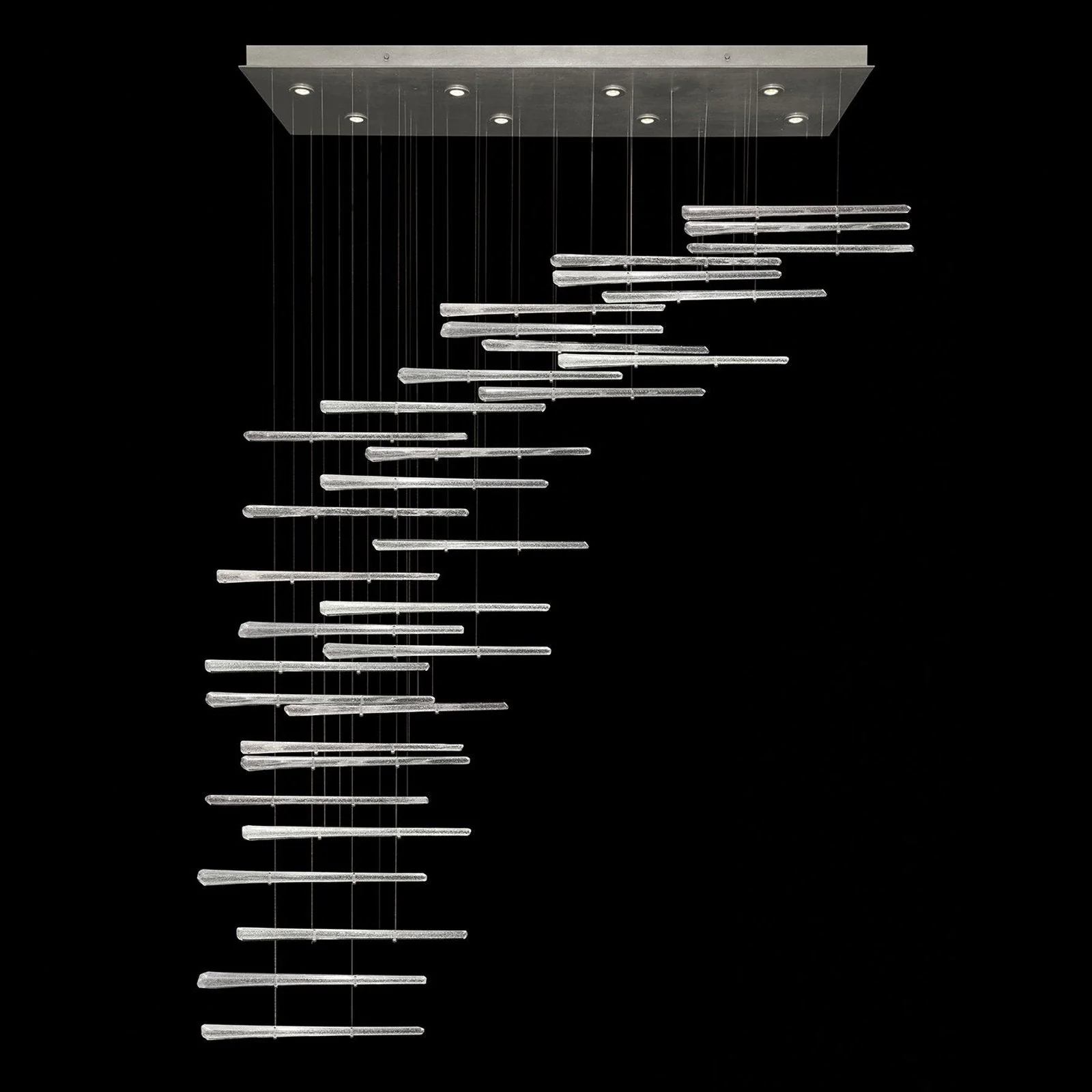 Fine Art Elevate 62" Spires rectangular Pendant - Image 1