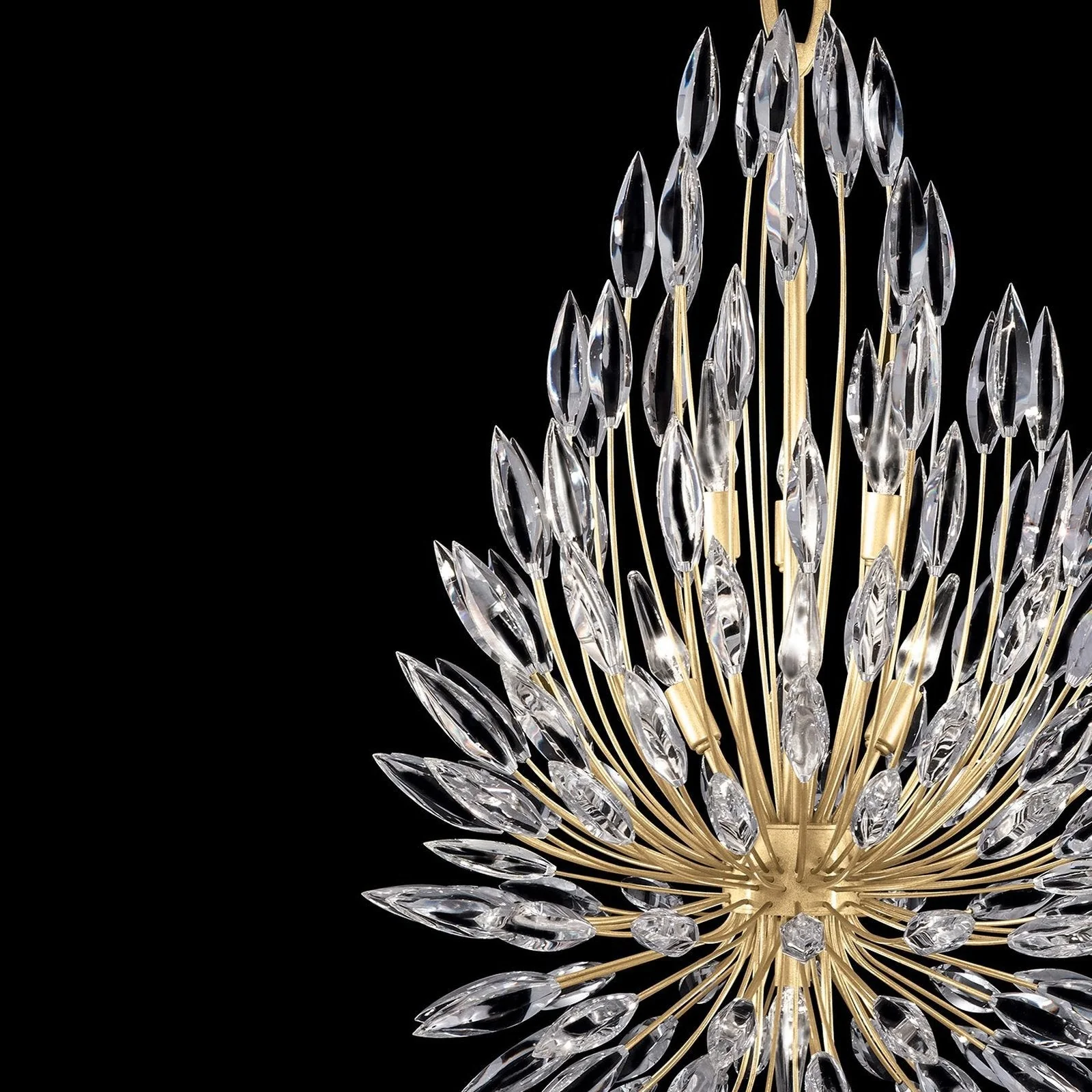 Fine Art Lily Buds 24" Round Pendant STK - Image 3