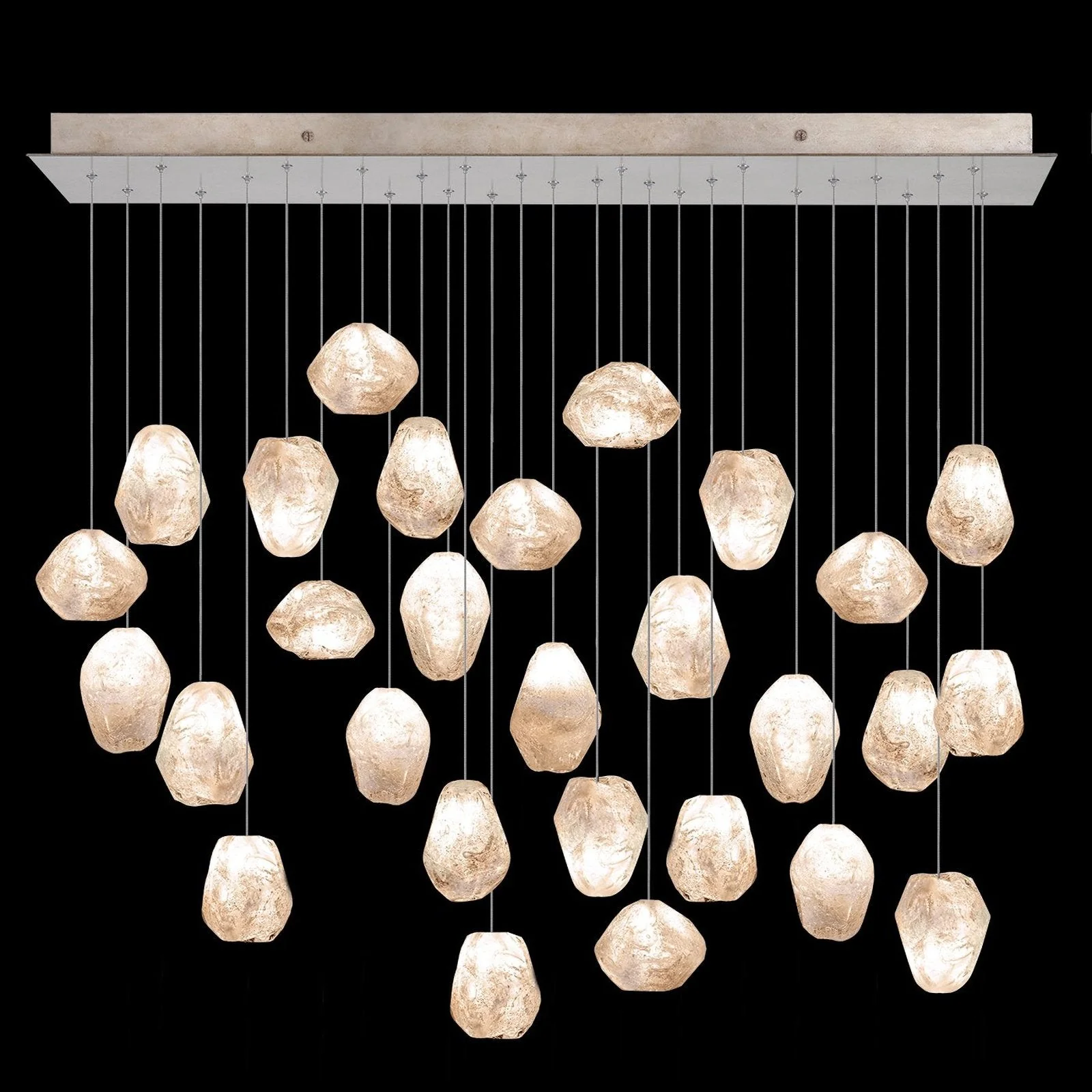 Fine Art Natural Inspirations 54″ Natural Quartz Rectangular Pendant