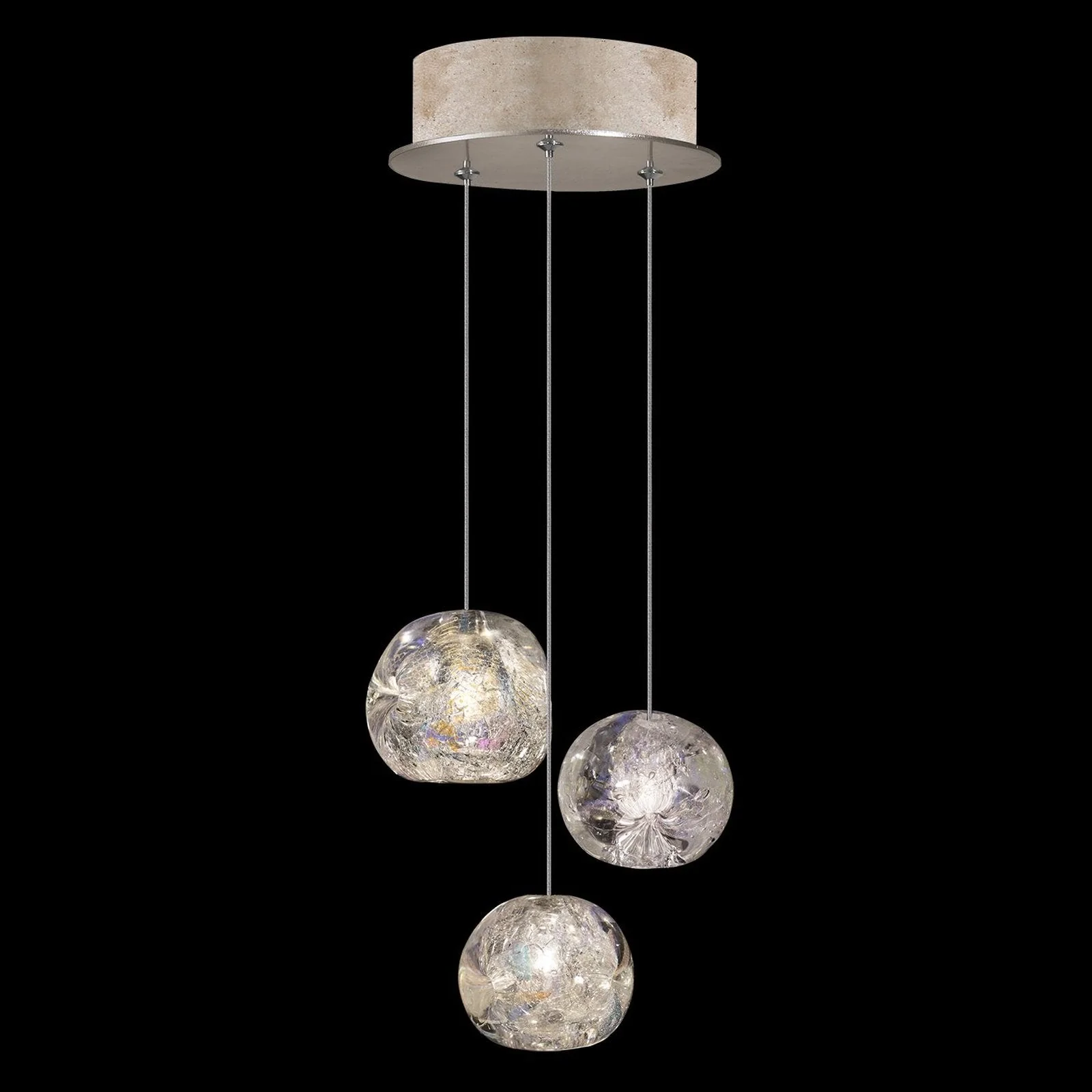 Fine Art Natural Inspirations 9" Nebula Round Pendant - Image 1