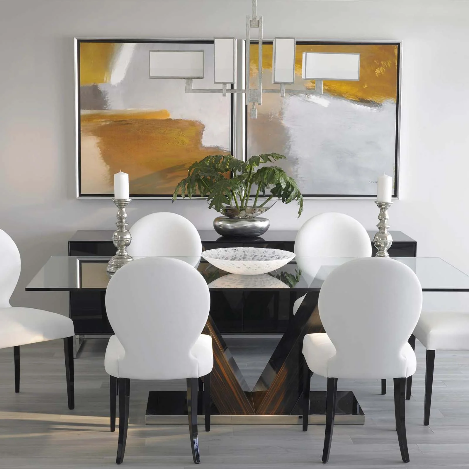 Fine Art Perspectives 46" Oblong Chandelier - Image 2