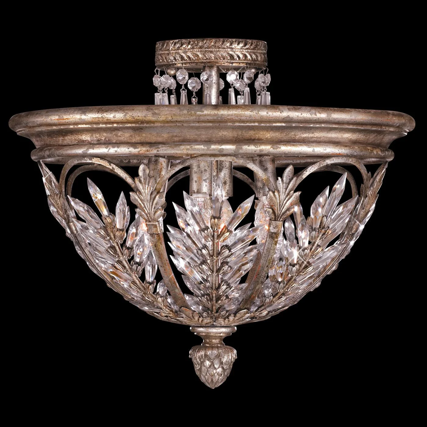 Fine Art Lamps Winter Palace 18 Inch 3 Light Semi Flush Mount Cp46480 - Image 1