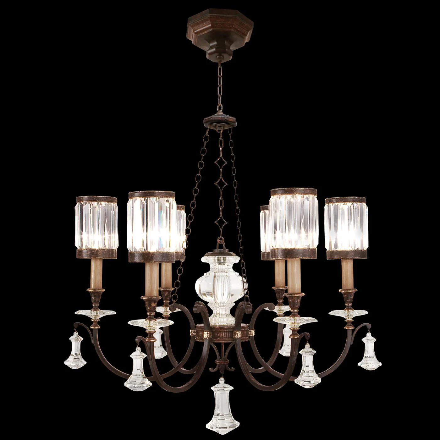 Fine Art Lamps Eaton Place 32 Inch 6 Light Chandelier Cp82699 - Image 1