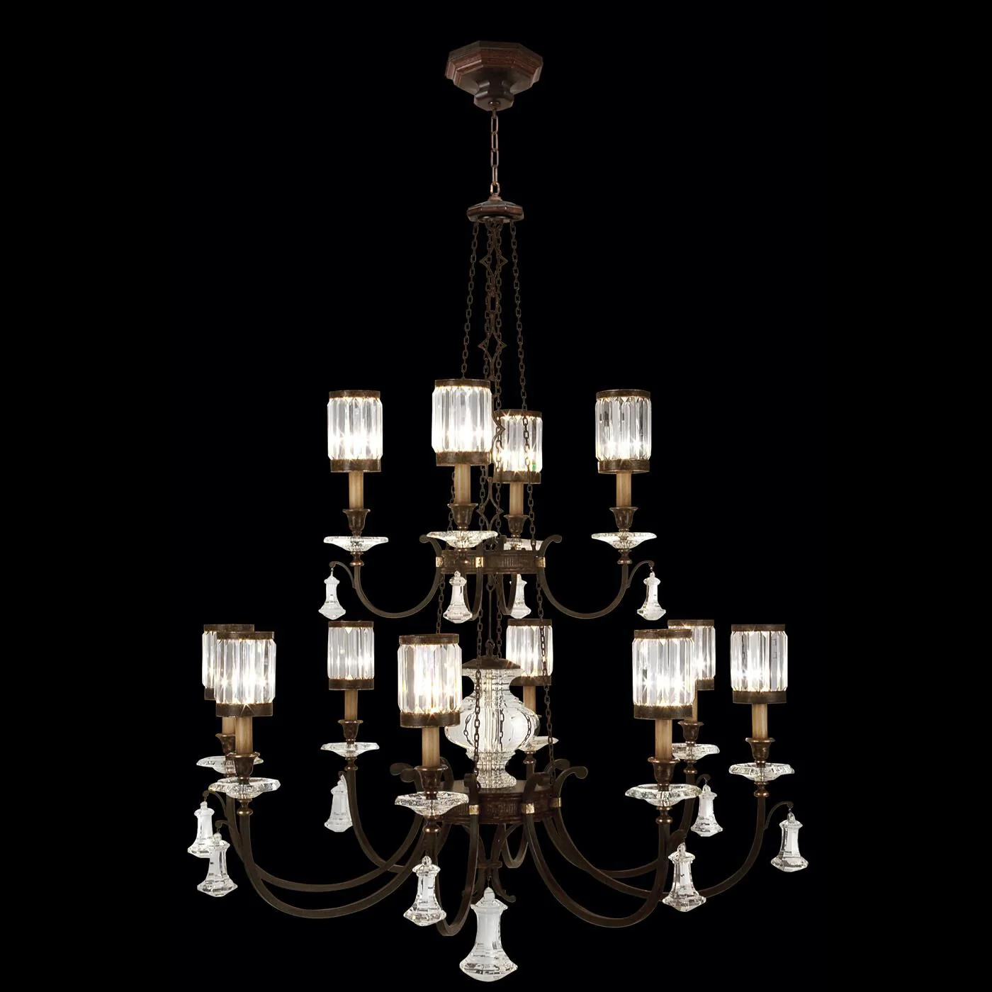 Fine Art Lamps Eaton Place 53 Inch 12 Light Chandelier Cp82717 - Image 1