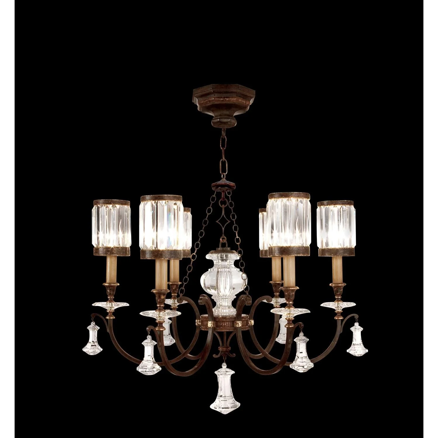 Fine Art Lamps Eaton Place 32 Inch 6 Light Chandelier Cp83416 - Image 1