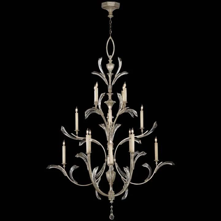 Fine Art Lamps Beveled Arcs 56 Inch 16 Light Chandelier Cp96867 - Image 1