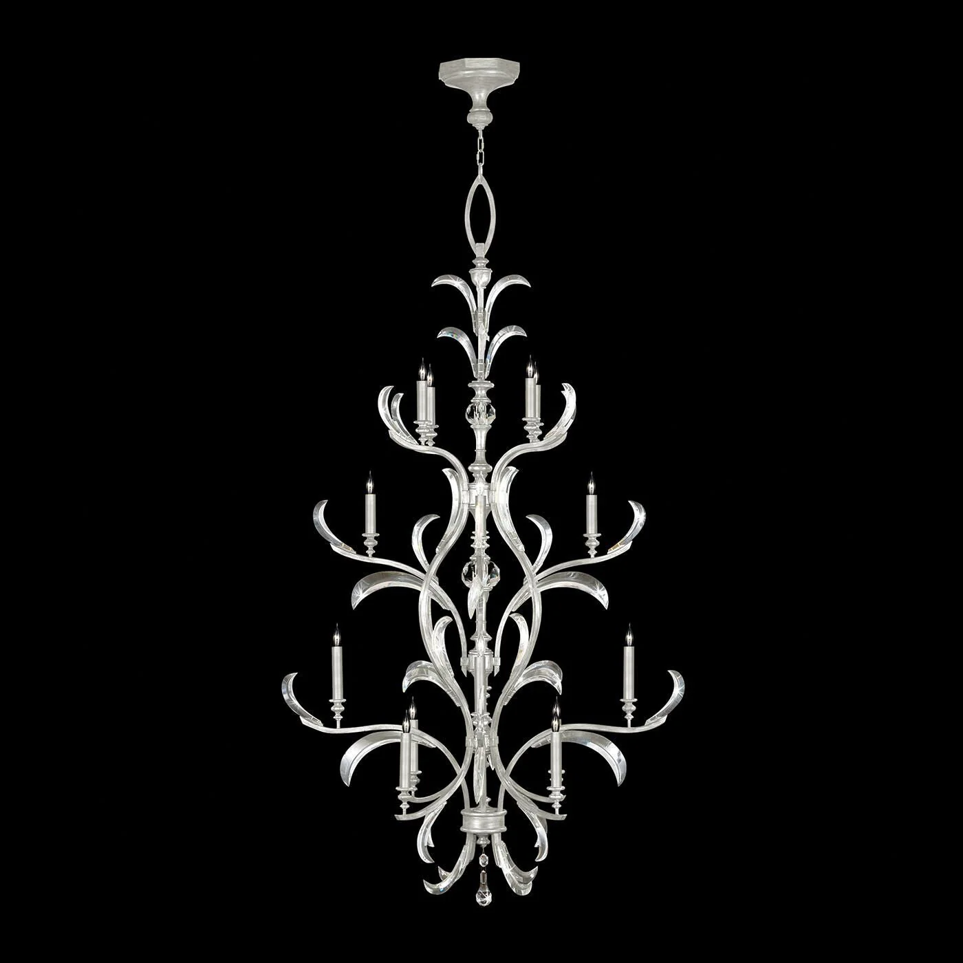 Fine Art Lamps Beveled Arcs 48 Inch 16 Light Chandelier Cp446764 - Image 2