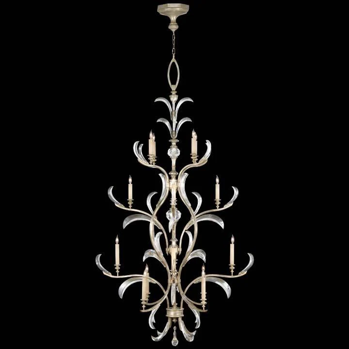 Fine Art Lamps Beveled Arcs 48 Inch 16 Light Chandelier Cp97002 - Image 1